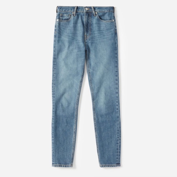 Everlane Denim - High Rise Skinny Jean Ankle Everlane Mid Blue